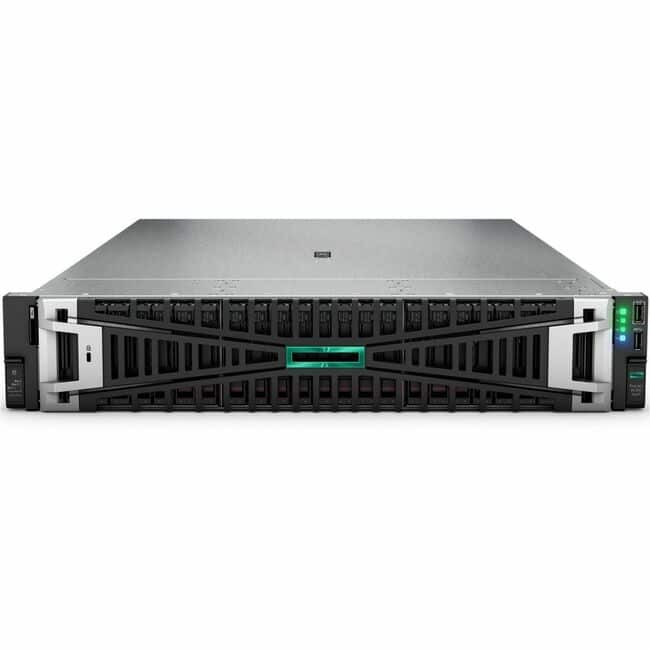 HP - HPE ProLiant DL380 G11 2U Rack Server - 1 x Intel Xeon Gold 6530 2.10 GHz - 64 GB RAM - 1.92 TB SSD - (2 x 960GB) SSD - Black