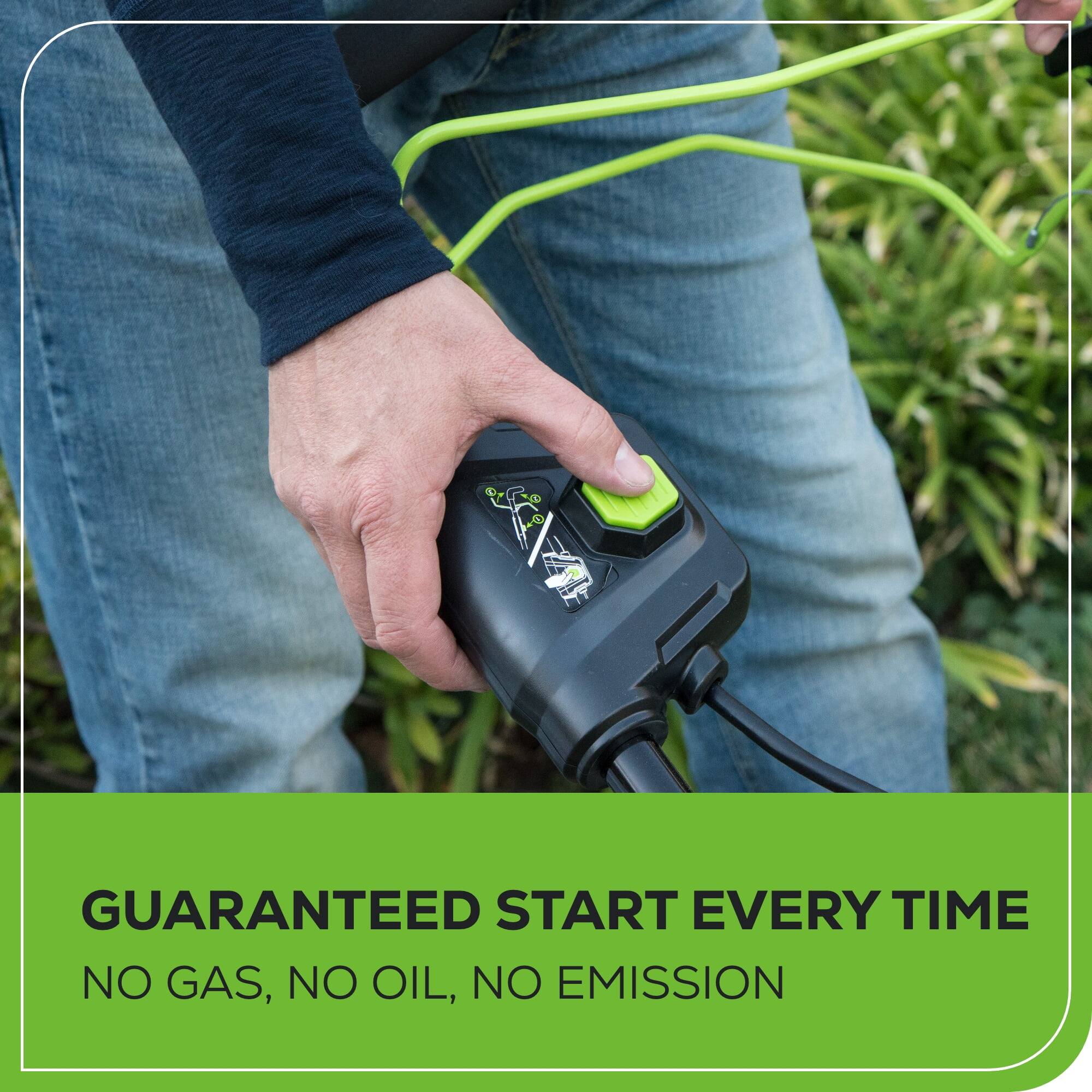 GUARANTEED START EVERY TIME  
NO GAS, NO OIL, NO EMISSION