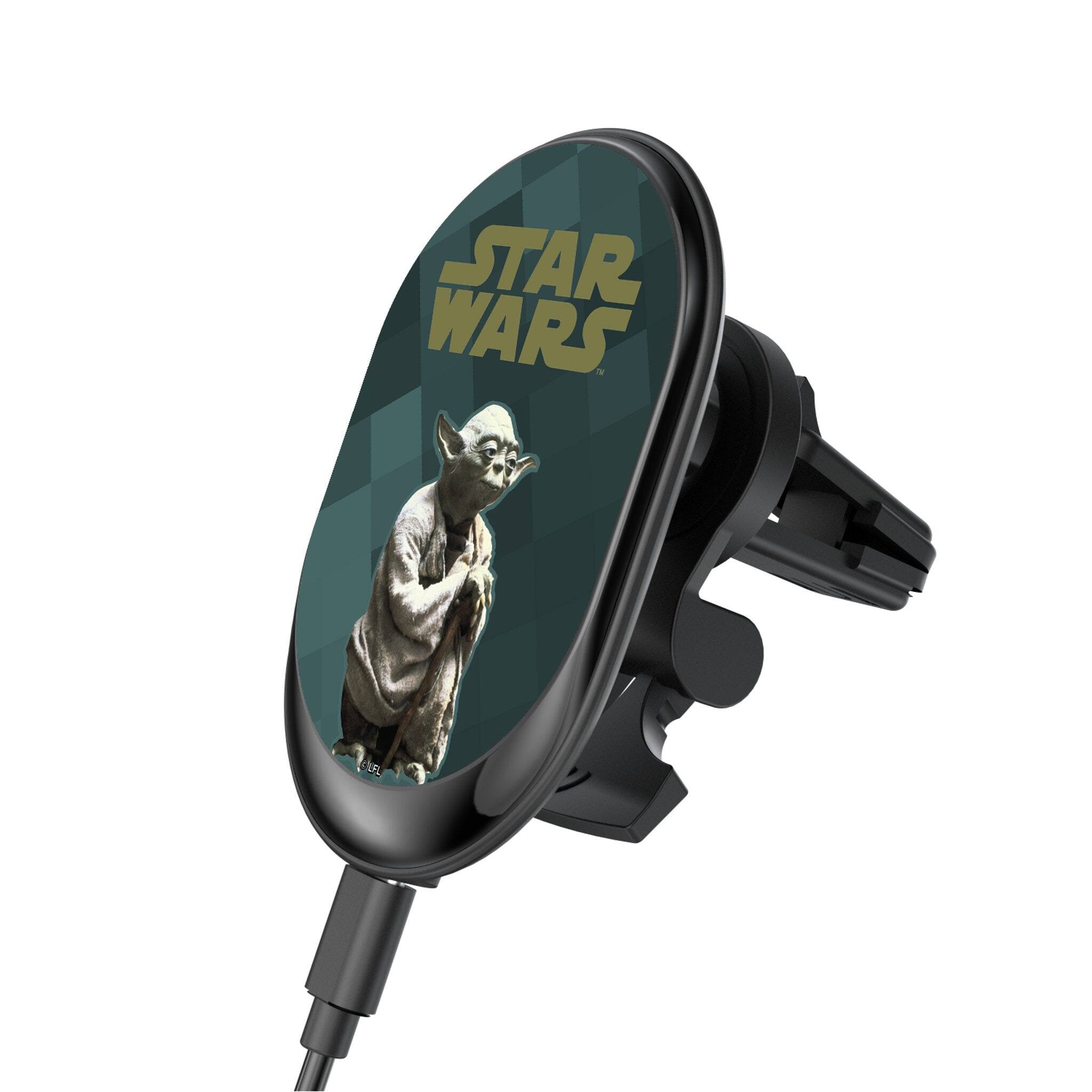 Keyscaper - Star Wars: A New Hope Color Block Wireless Mag Car Charger - Yoda