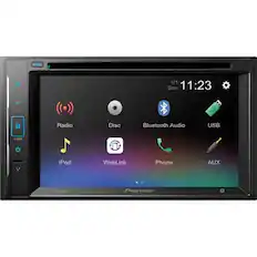 1/1 Sun 11:23
Radio Disc Bluetooth Audio USB MUTE V iPod WebLink Phone AUX
H-281ER Pioneer