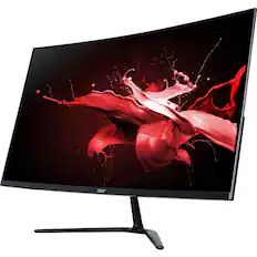 Front. Acer - Acer Nitro 31.5" 165Hz Full HD Widescreen LCD Gaming Monitor - FHD 1920x1080 Resolution - AMD Radeon FreeSync - Black.