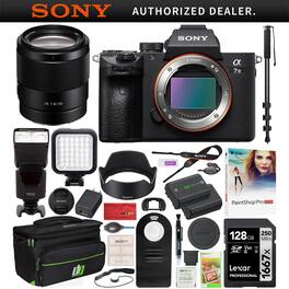 Sony - a7 III Mirrorless 4K Camera ILCE-7M3 Body FE 35mm F1.8 Full Frame Lens Kit