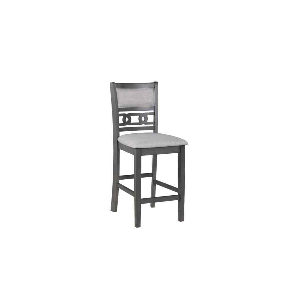 Alt View 3. FurniFact - Gray Small Dining Table for 2 – Compact Solid Wood Table and Chairs Set - Gray.