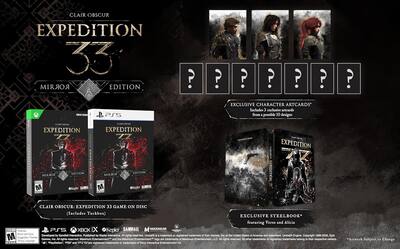 Clair Obscur: Expedition 33 Mirror Edition [Playstation 5 Clair Obscur: Expedition 33 Mirror Edition [Playstation 5