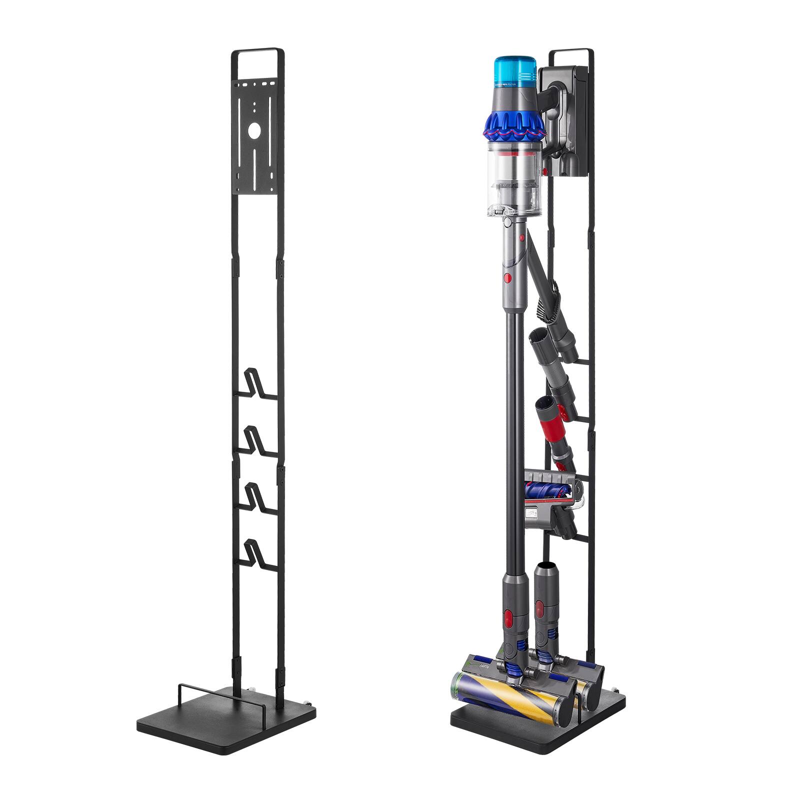 Alt View 5. VEVOR - Vacuum Stand for Dyson Multi-Models Stable Storage Bracket Holder with Wheels - Black.