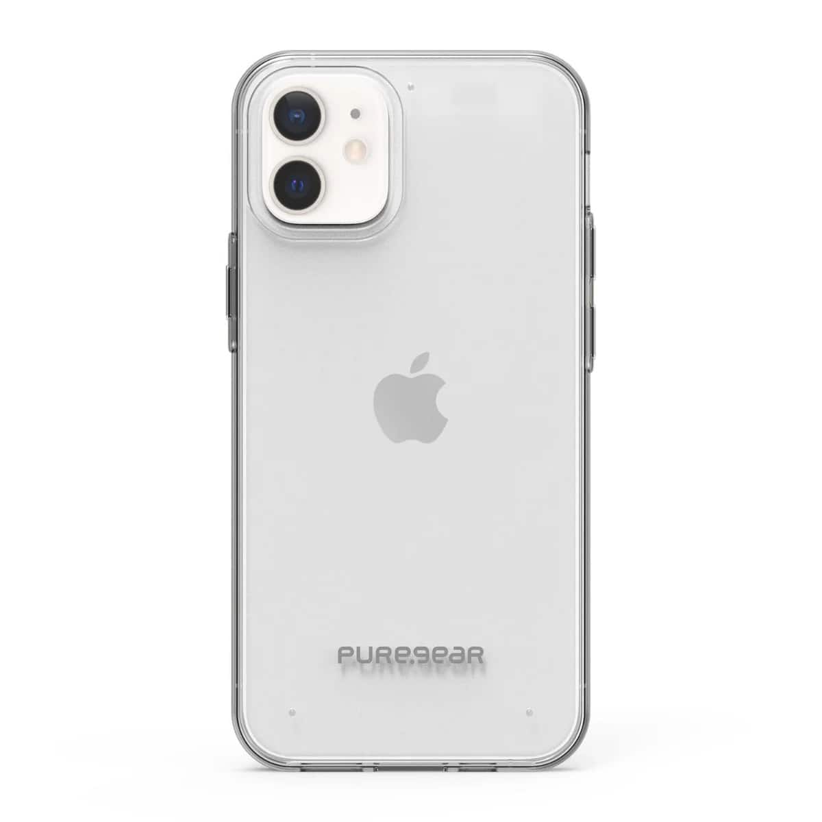 Front. PureGear - PureGear Slim-Shell Ultra-Clear Case for Apple iPhone 12 Mini (A2176, A2398, A2400) - Clear - Clear.