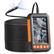 Front. VEVOR - Endoscope Camera with Light, Dual Lens Borescope with 49.2FT Semi-Rigid Cable, 4.3" Screen 1080P Inspection Camera - Black.
