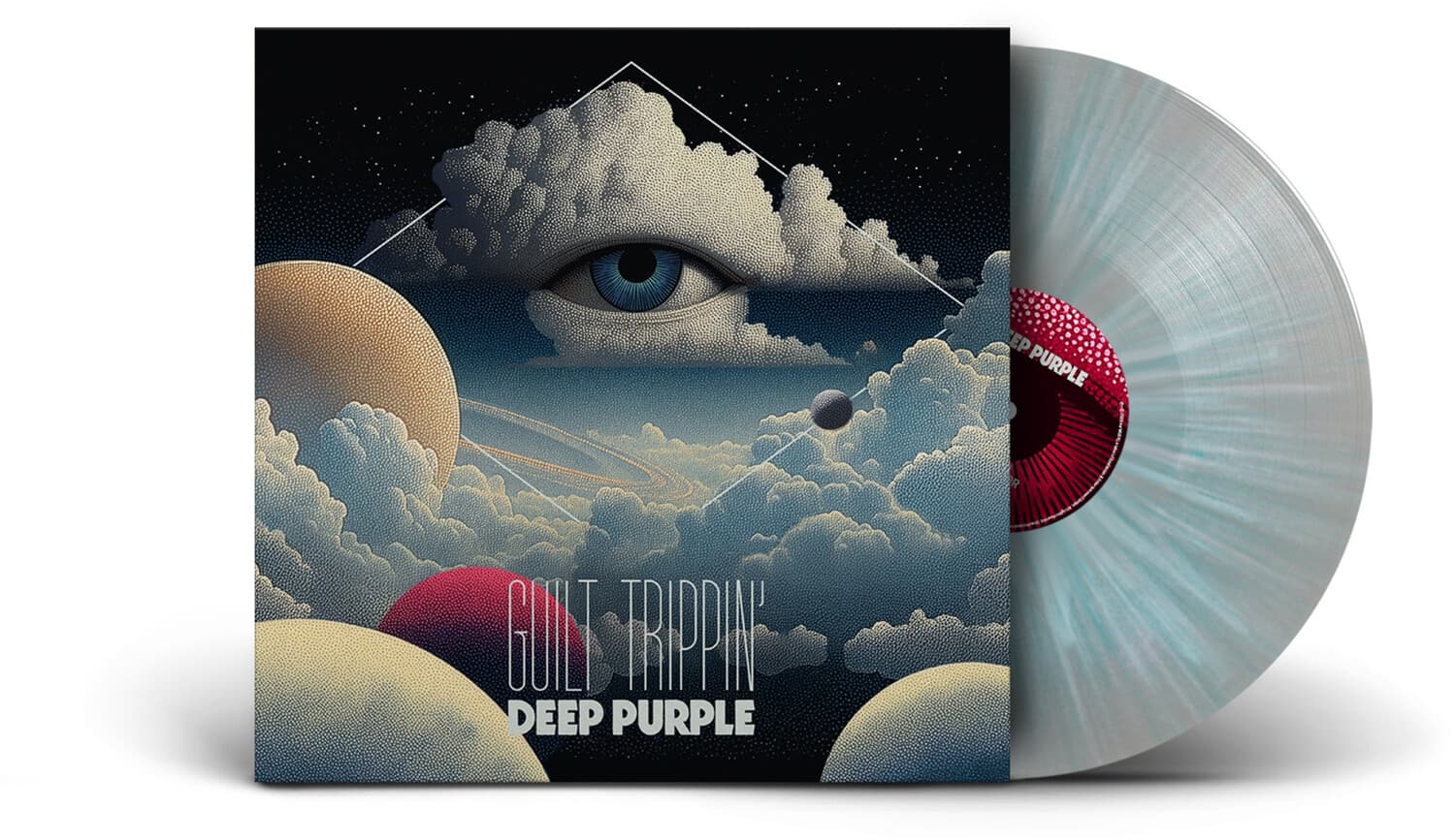 Deep Purple - Guilt Trippin - Limited Silver & Blue Splatter Colored Vinyl   - 12-INCH SINGLE [12 inch Vinyl Single] price history on PriceWatchPro