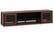 Front. Salamander Designs - Synergy TV/Media Cabinet Single Box Model 248- Walnut, Black Posts - Dark Walnut.