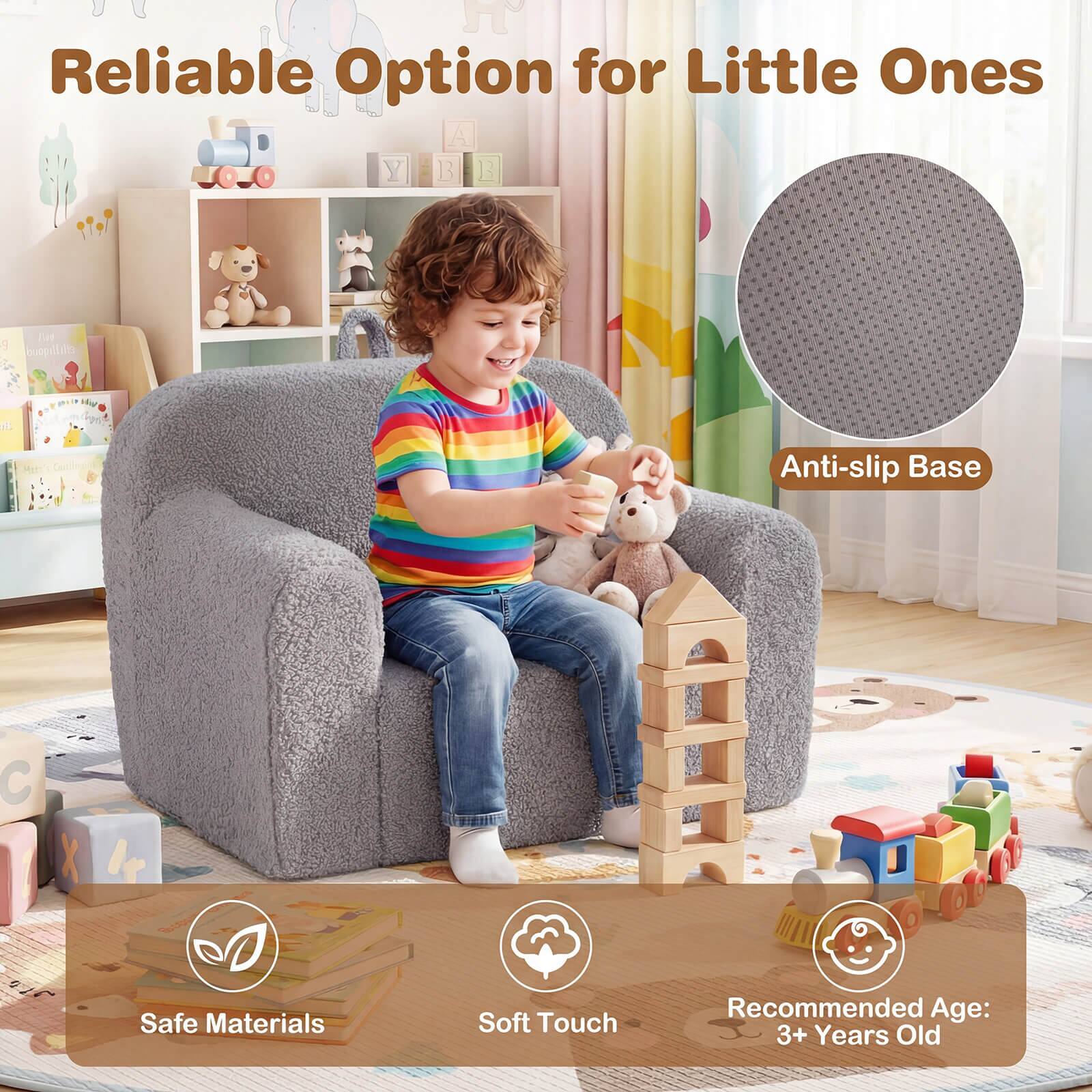Reliable Option for Little Ones

- Anti-slip Base
- Safe Materials
- Soft Touch
- Recommended Age: 3+ Years Old