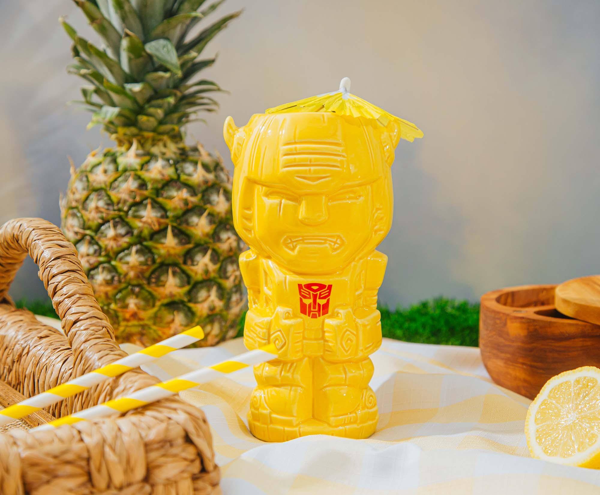 Alt View 2. Transformers - Geeki Tikis Transformers Bumblebee Ceramic Mug | Holds 16 Ounces - Yellow.