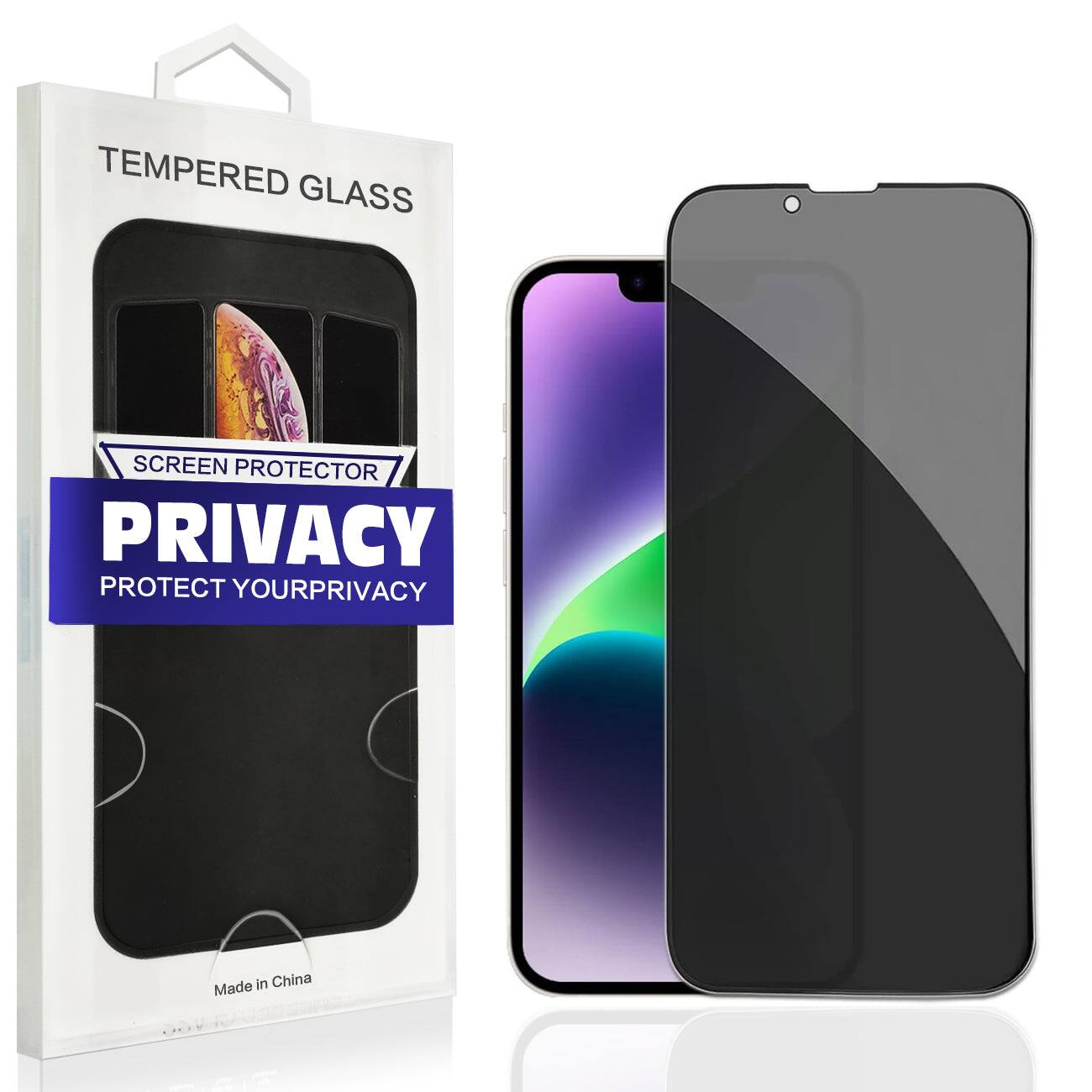 Reiko - Apple Iphone 14 Plus Privacy Screen Protector In - Black