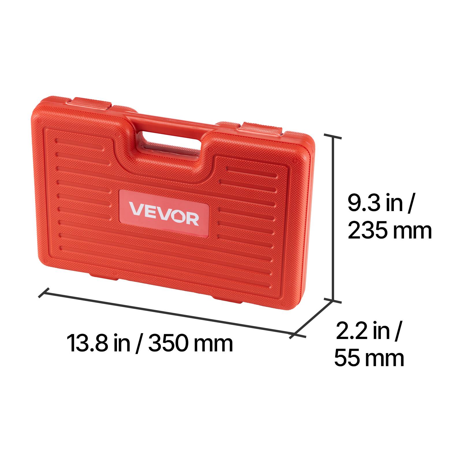 VEVOR  
9.3 in / 235 mm  
13.8 in / 350 mm  
2.2 in / 55 mm