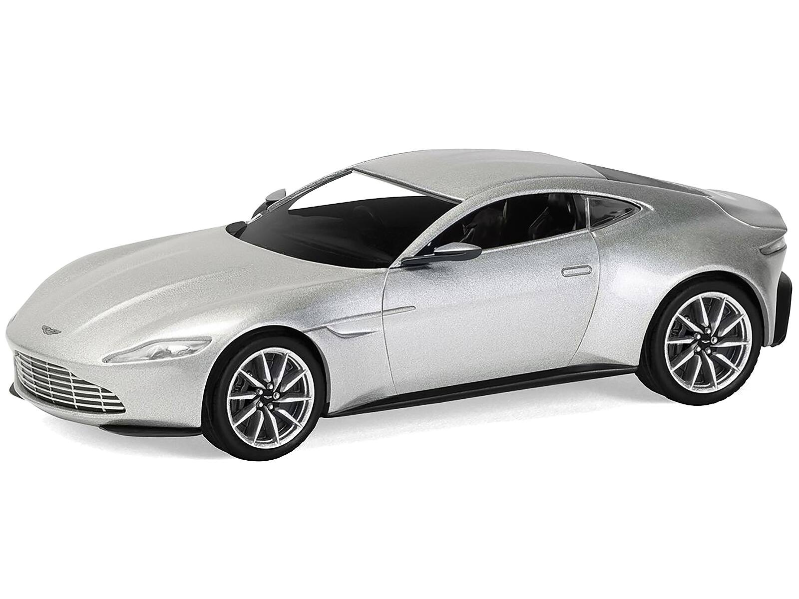 Alt View 3. Corgi - Aston Martin DB10 RHD (Right Hand Drive) Silver Metallic James Bond 007 "Spectre" (2015) Movie Model Car by Corgi.