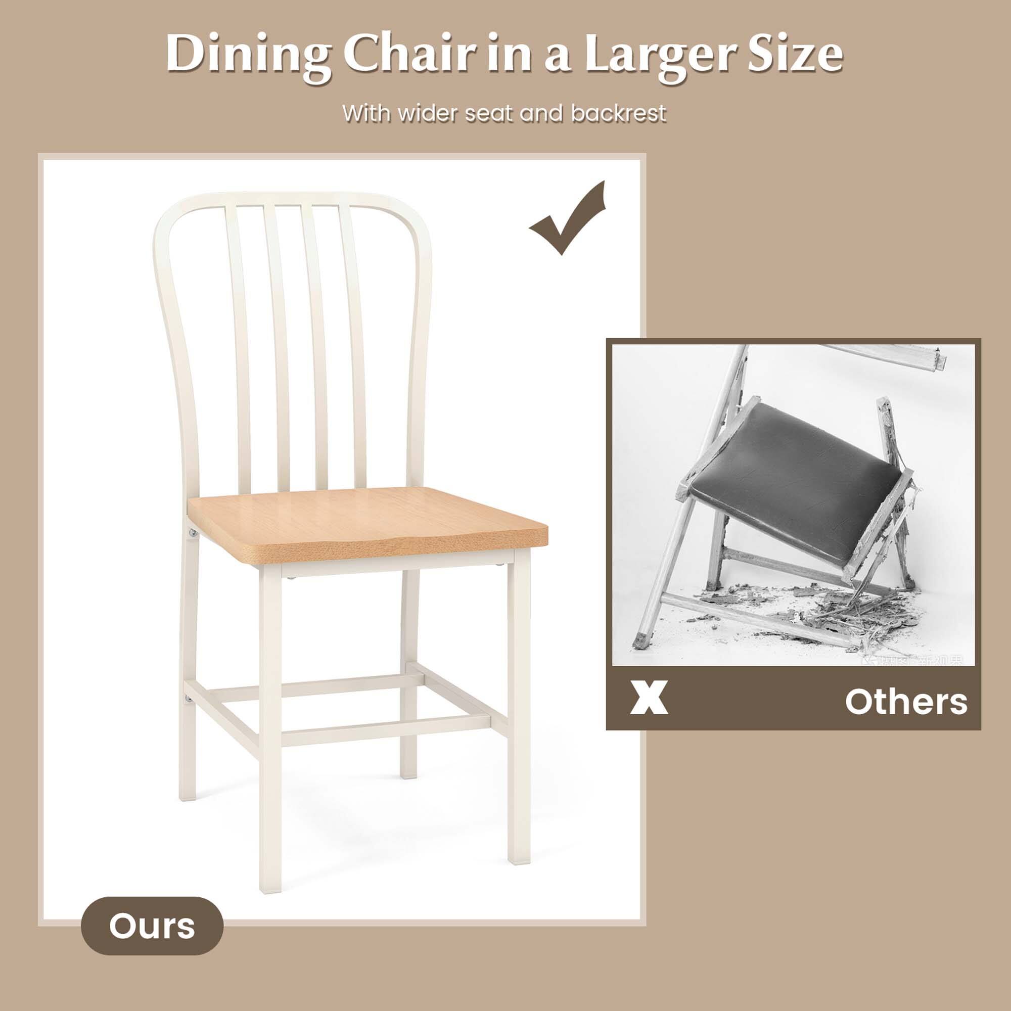 Dining Chair in a Larger Size With wider seat and backrest X Others Ours