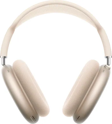 Front. Apple - AirPods Max (USB-C) - Starlight.