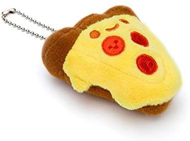 Alt View 1. Disburst - Pizza Plush Charm Keychain - Yellow.