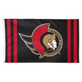 WinCraft - Ottawa Senators 3' x 5' Logo Stripe Deluxe Single-Sided Flag - Multicolor