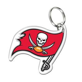 WinCraft - Tampa Bay Buccaneers Premium Acrylic Core Key Ring - Multicolor