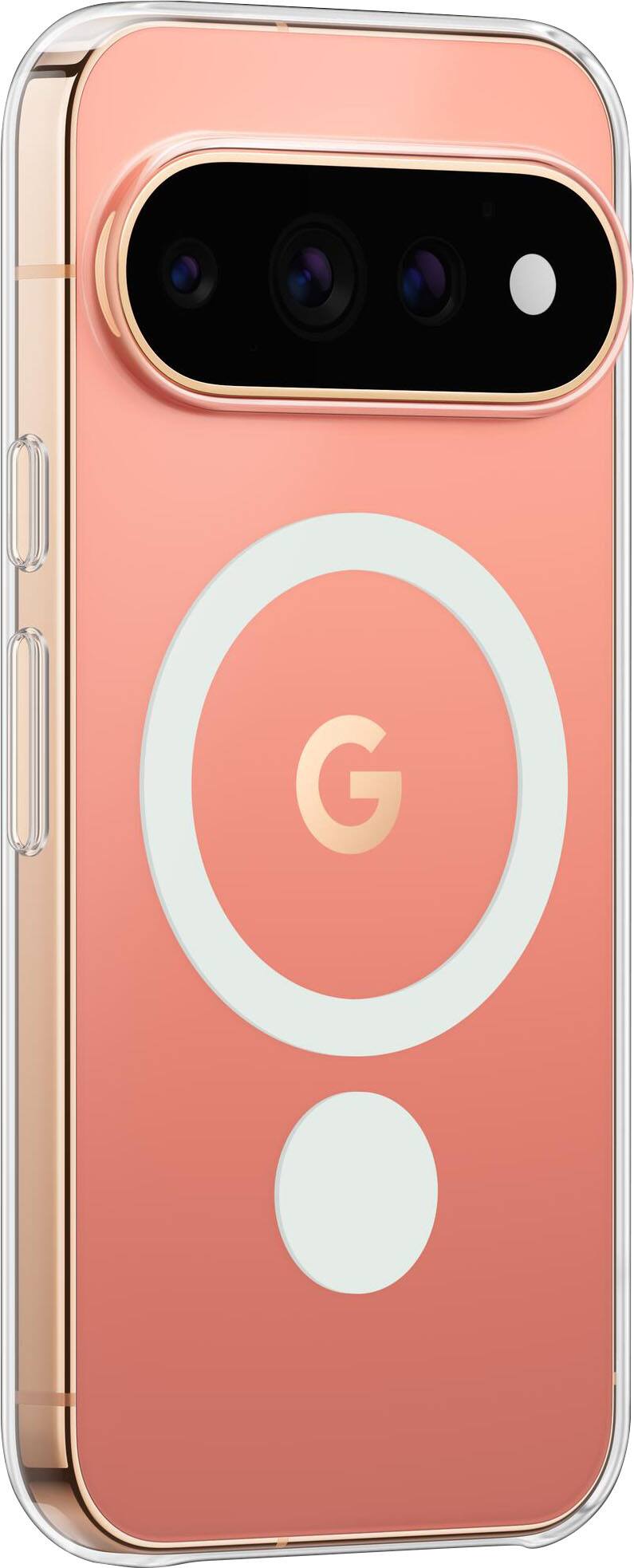 Alt View 1. Google - Pixelsnap Clear Case for Pixel 11 Pro - Transparent.