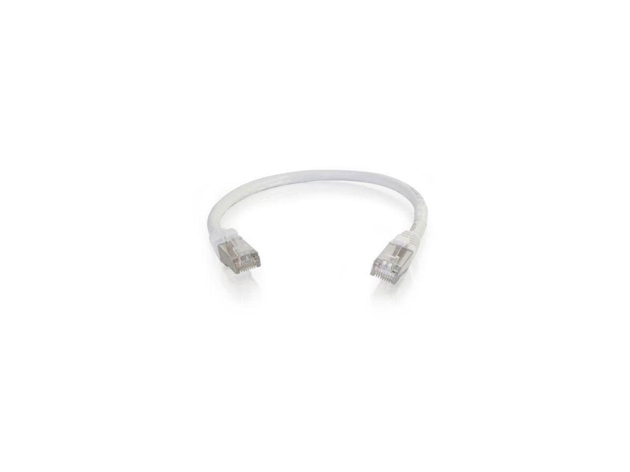 Alt View 5. Cables to Go - C2G 00929 Cat6 Cable - Snagless Shielded Ethernet Network Patch Cable, White (30 Feet, 9.14 Meters).