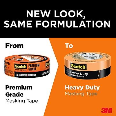 NEW LOOK, SAME FORMULATION

From
Premium Grade Masking Tape

To
Heavy Duty Masking Tape

3M