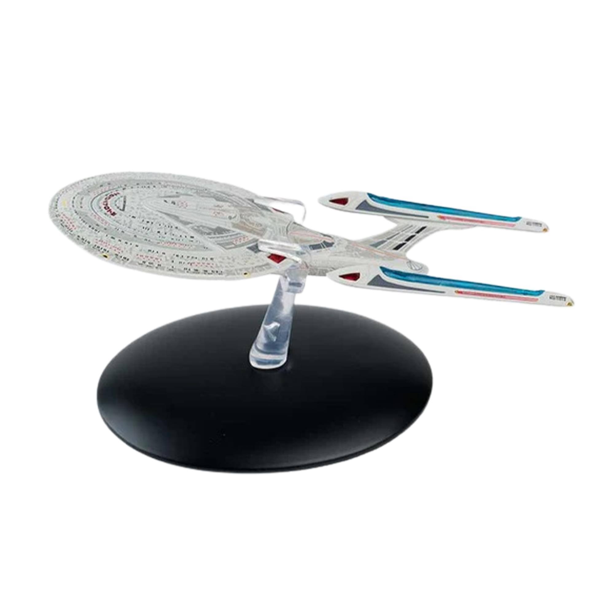 Alt View 1. Eaglemoss - Eaglemoss Star Trek Starship Replica | USS Enterprise NCC-1701-E - Black.