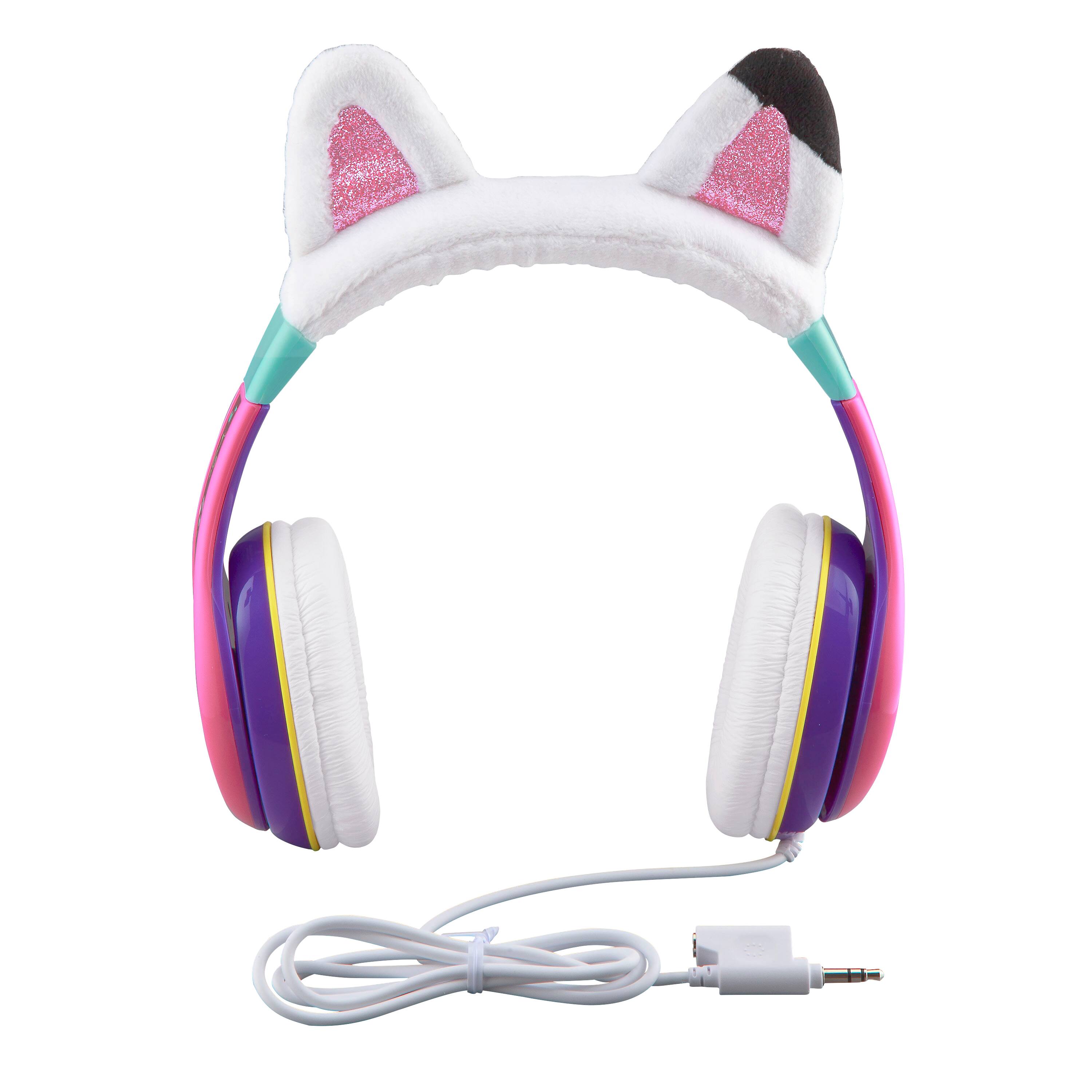 Back. eKids - eKids Gabbys Dollhouse Wired Headphones for Kids, Children’s Headphones for School, Home, or Travel - Multicolor.
