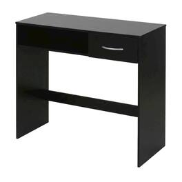 BisonOffice - Computer Study Desk with Drawer in Modern Style for Home Office - Black