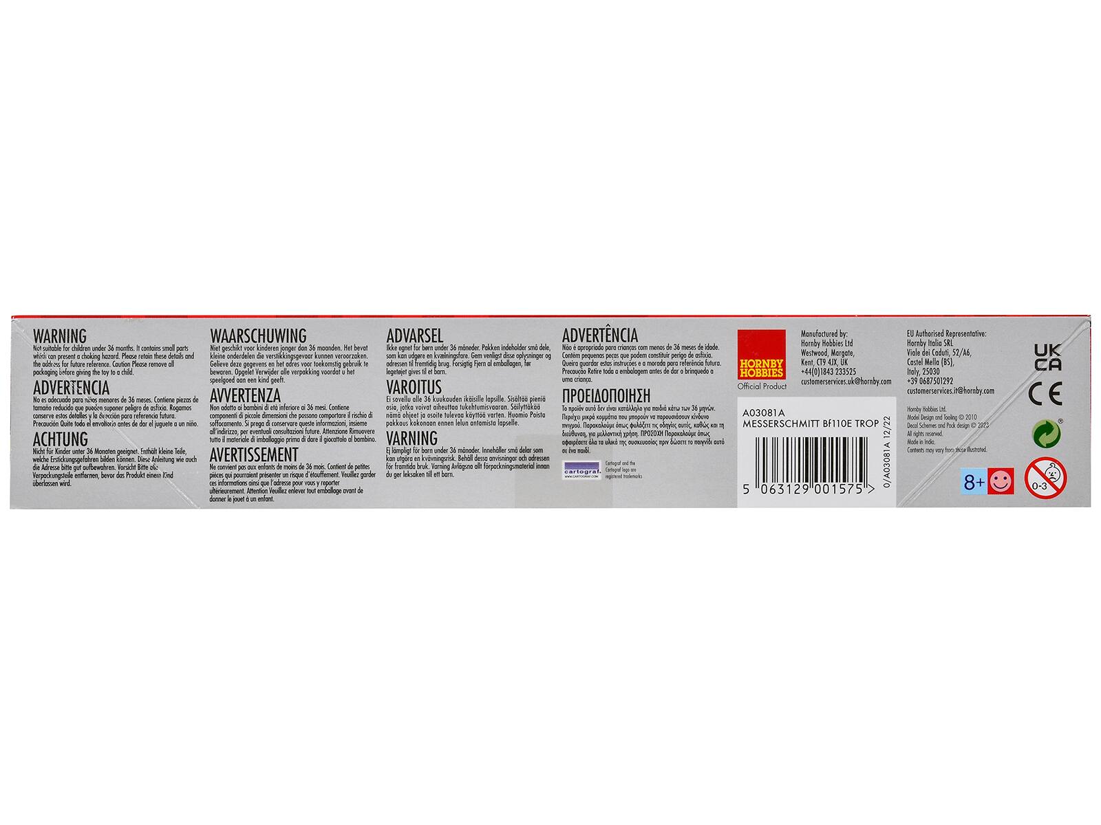 **WARNING**  
This product contains small parts and is not suitable for children under 36 months. It contains small parts and is not suitable for children under 36 months. Please keep this information for future reference. Contact us if you need to return the product.  
**WAARSCHUWING**  
Dit product bevat kleine onderdelen en is niet geschikt voor kinderen onder 36 maanden. Het bevat kleine onderdelen en is niet geschikt voor kinderen onder 36 maanden.  
**ADVERTENCIA**  
Este producto contiene piezas pequeñas y no es adecuado para niños menores de 36 meses. Contiene piezas pequeñas y no es adecuado para niños menores de 36 meses.  
**AVVERTENZA**  
Questo prodotto contiene piccoli oggetti che possono essere ingoiati. Non è adatto ai bambini sotto i 36 mesi.  
**ADVARSEL**  
Denne produkt indeholder små deler, som kan være farlig for børn under 36 måneder.  
**AVERTISSEMENT**  
Ce produit contient de petites pièces qui peuvent être