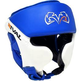 RIVAL - Boxing RHGC2C Headgear w/ Cheek Protectors - Medium - Blue/White