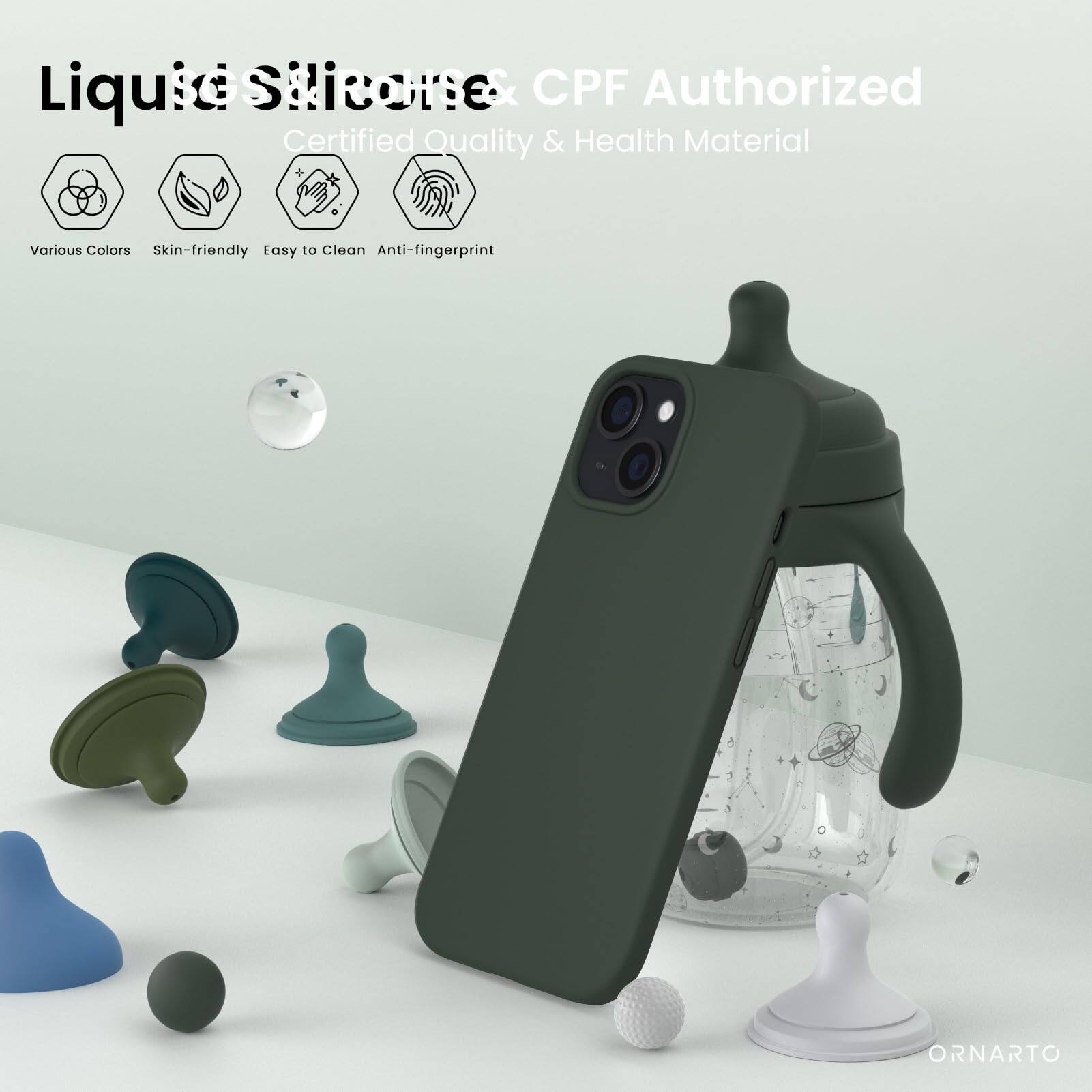 Liquid Silicone CPF Authorized Certified Quality & Health Material Various Colors Skin-friendly Easy to Clean Anti-fingerprint ORNARTO