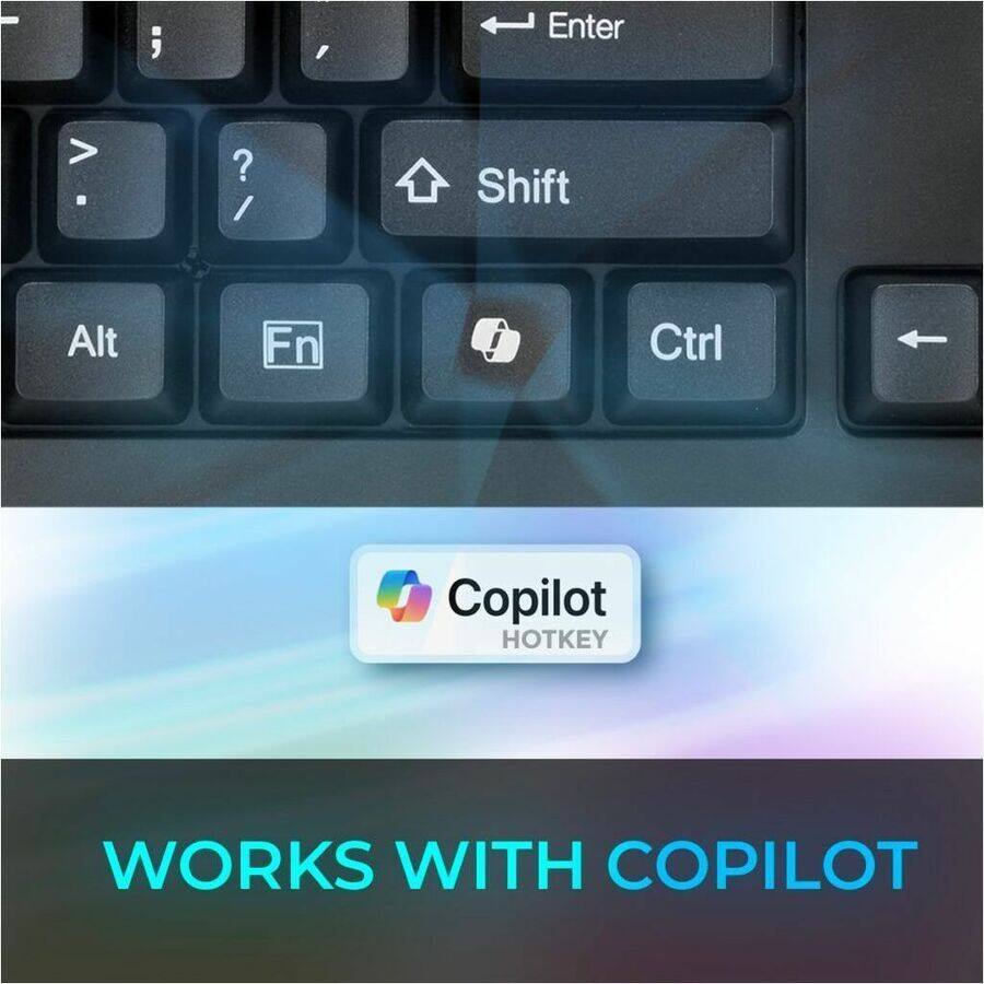 Enter > . ? / Shift Alt Fn Ctrl Copilot HOTKEY WORKS WITH COPILOT