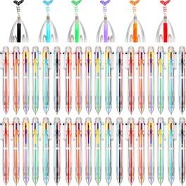 Paradigms Interiors - 150 1 Multicolor Pen Bulk Retractable Ink Rainbow For To School Students Gifts Birthday Prizes Carnival Reward Party ...
