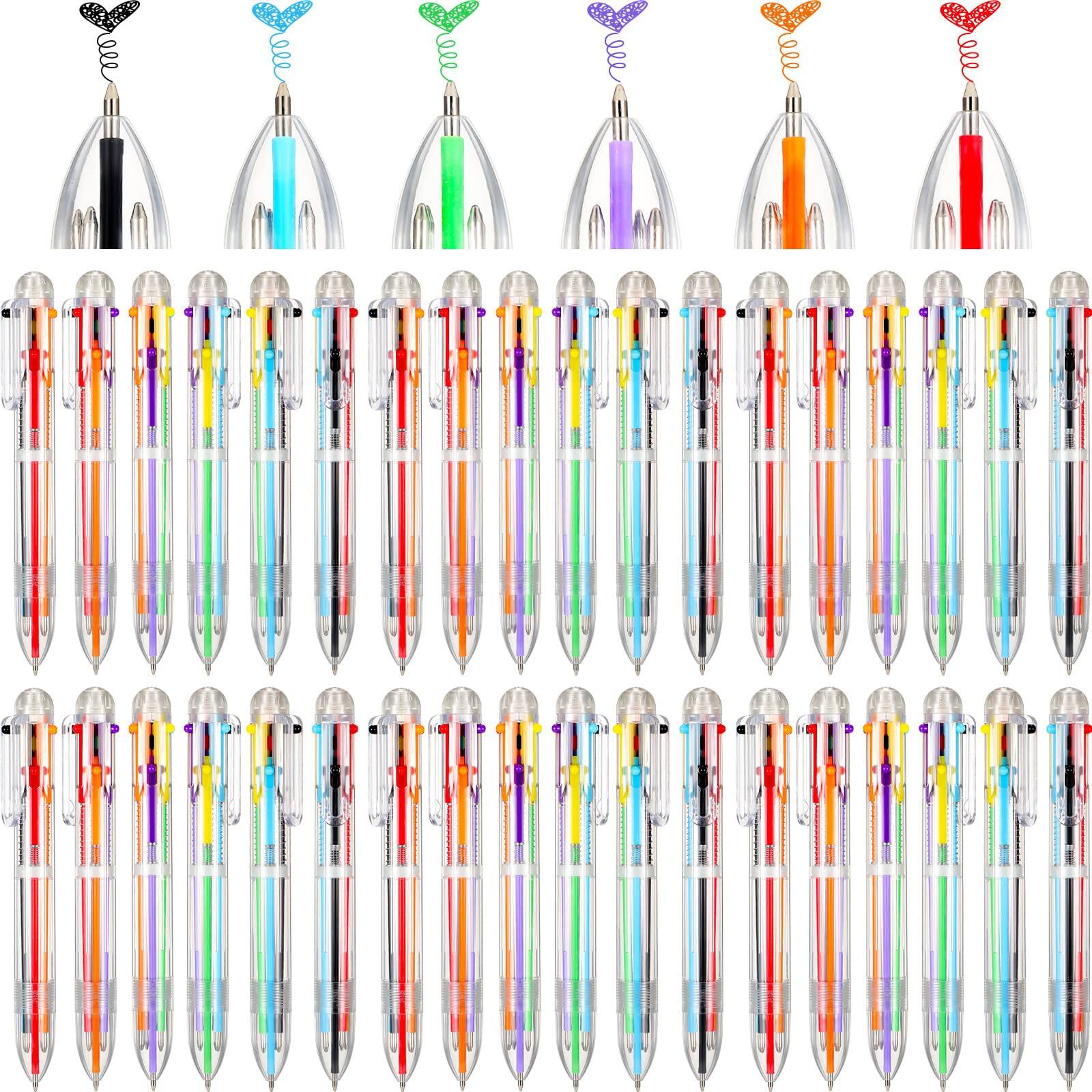 Front. Paradigms Interiors - 150 1 Multicolor Pen Bulk Retractable Ink Rainbow For To School Students Gifts Birthday Prizes Carnival Reward Party ....