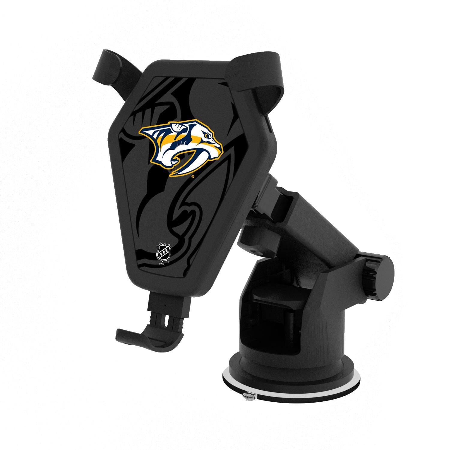 Front. Keyscaper - Nashville Predators Wireless Car Charger - Multicolor.