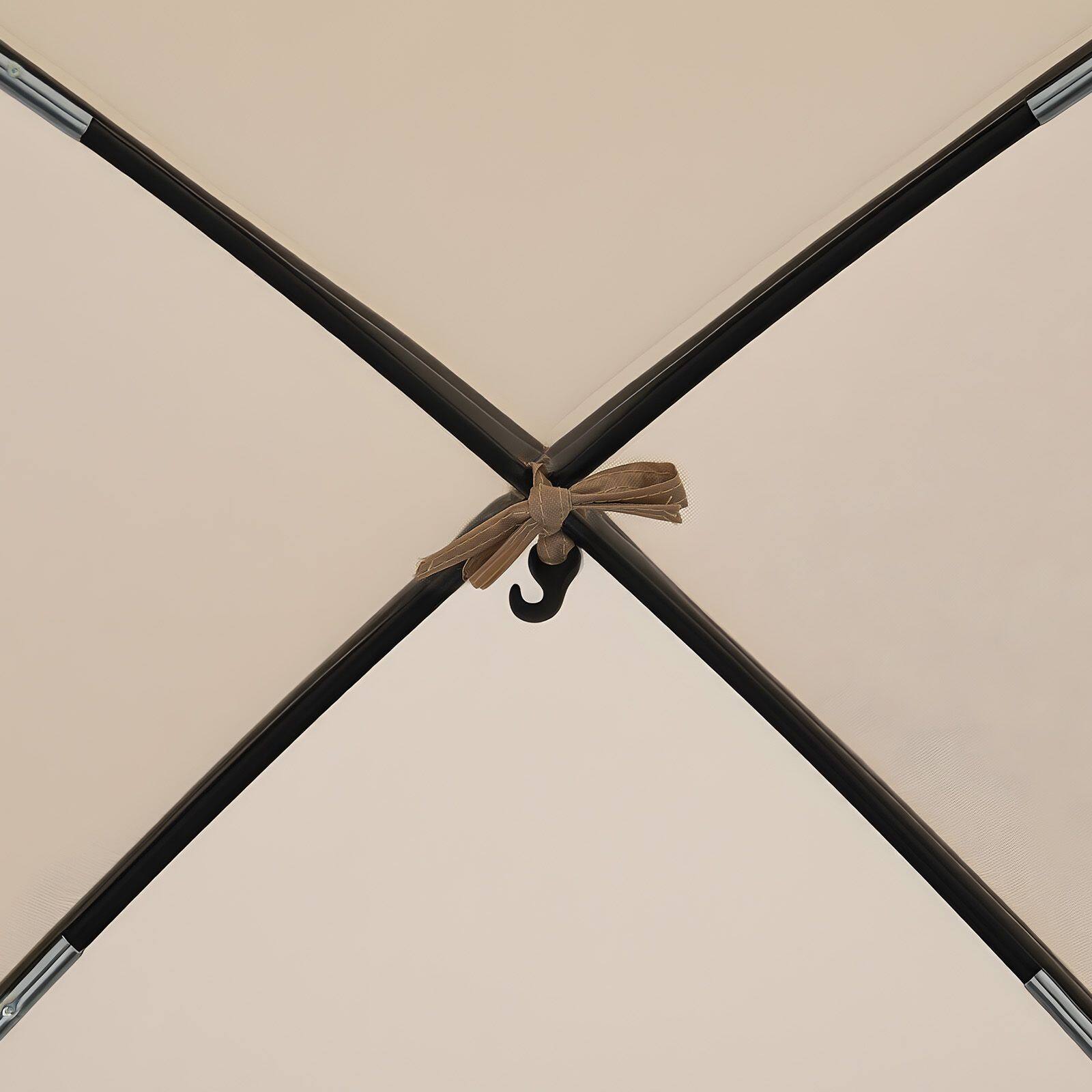 Alt View 4. Loheer - Loheer Screen House Tent 6x6 Pop Up Screen Tent Screened in Canopy - Beige.