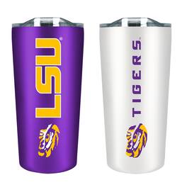 The Fanatic Group - LSU Tigers 18oz. Soft Touch Tumbler Two-Piece Set - Multicolor