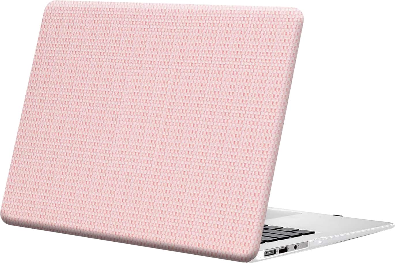 Front. SaharaCase - Woven Laptop Case for Apple MacBook Air 13" M1 Chip Laptops - Pink.