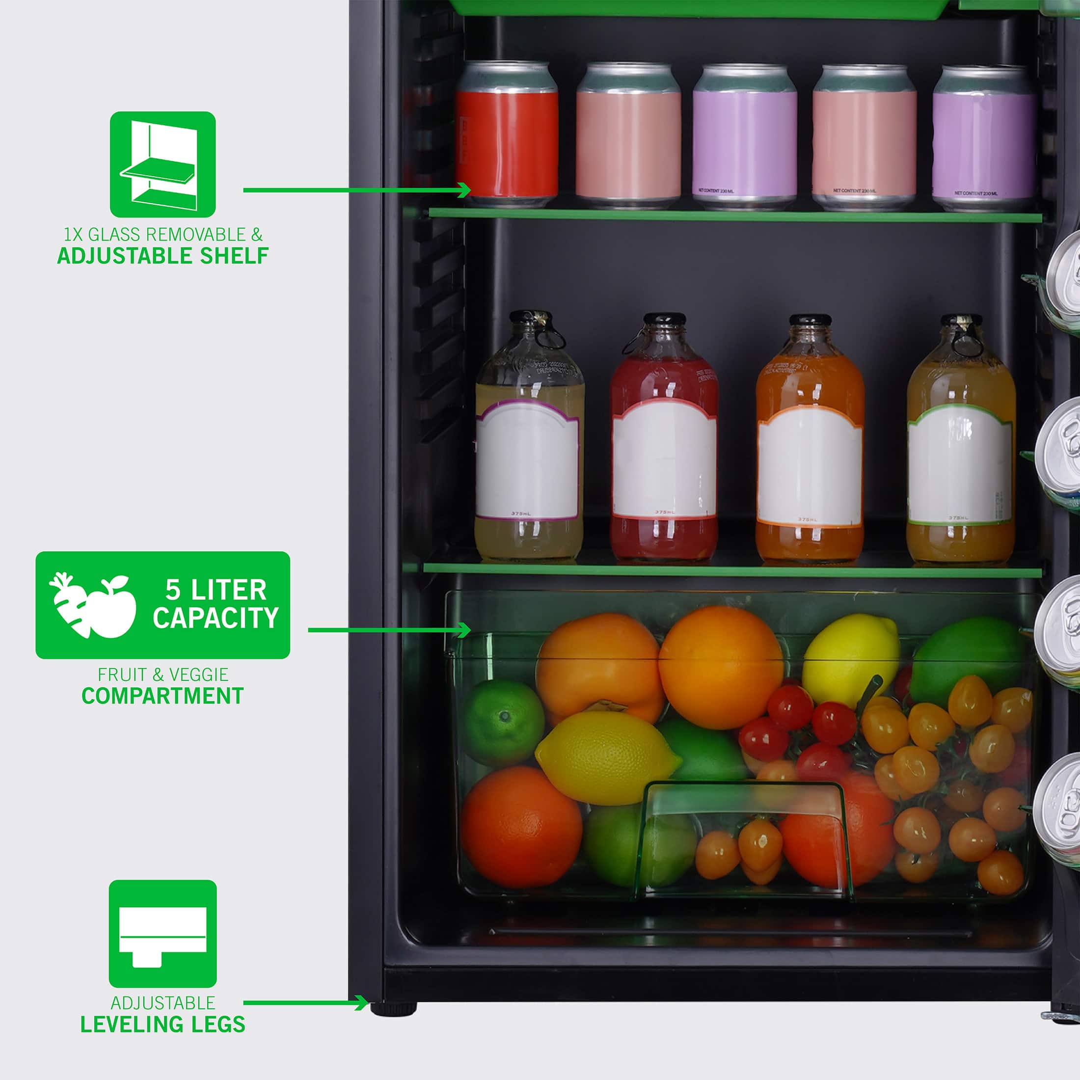XBOX Game Studios Xbox Series S Compact Refrigerator, Large 91L