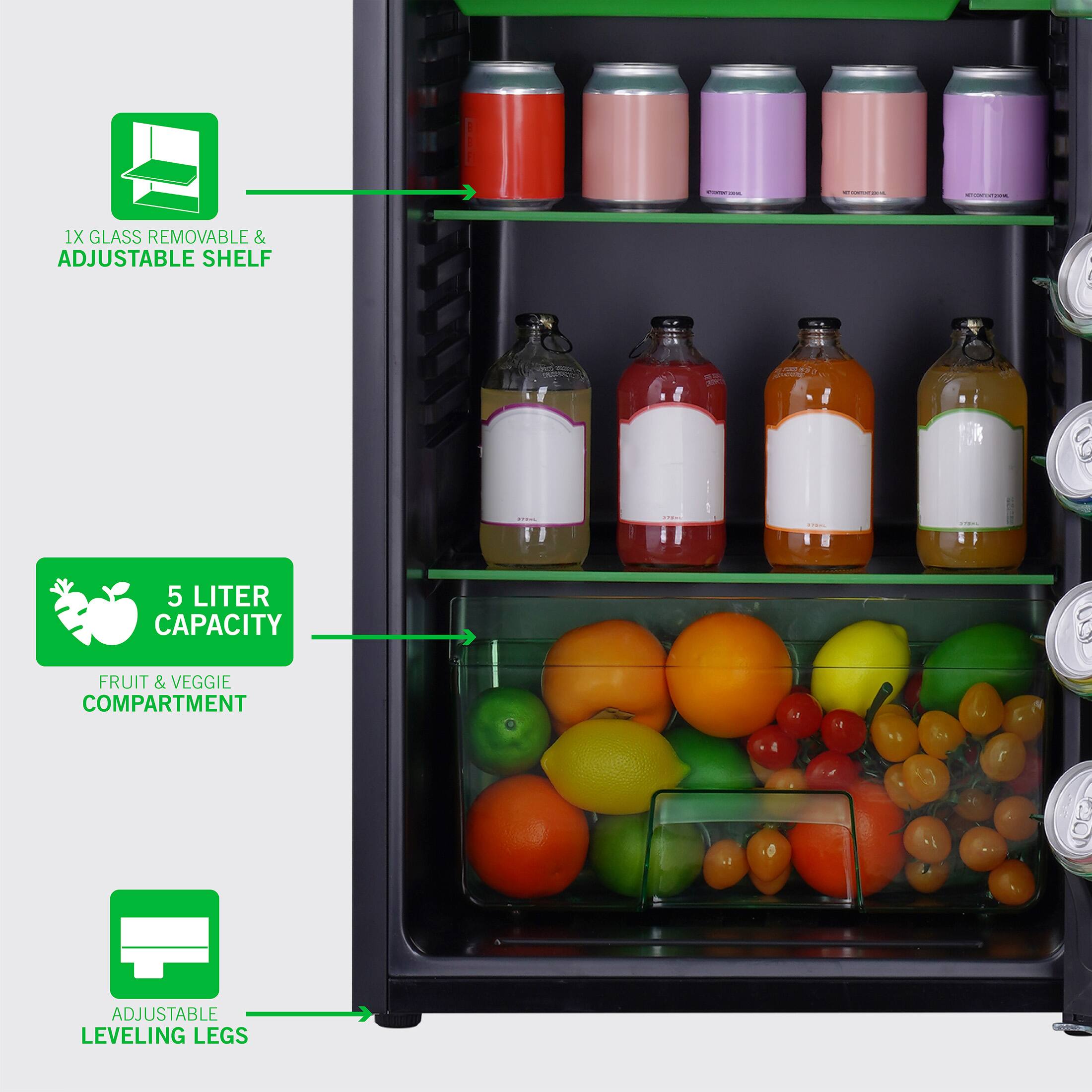 COOKING  
SWINGS  
WERBING  

1X GLASS REMOVABLE & ADJUSTABLE SHELF  
200  

17882  
KEAL  
FREE  

5 LITER CAPACITY  
FRUIT & VEGGIE COMPARTMENT  
ADJUSTABLE LEVELING LEGS