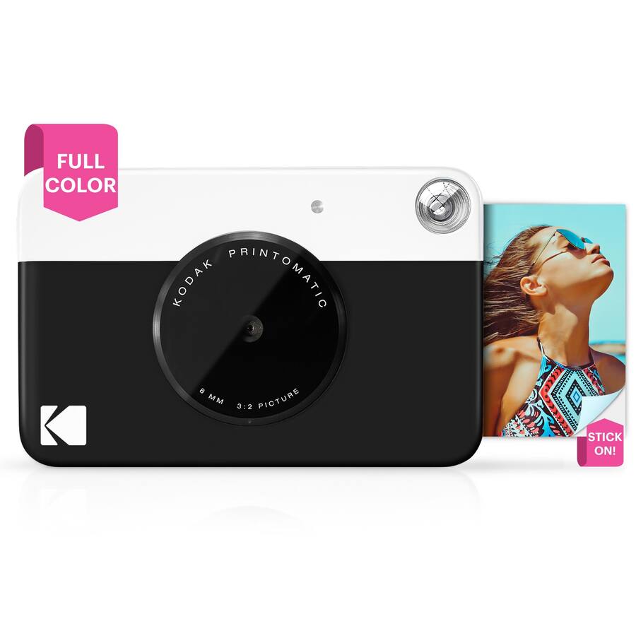 Printomatic Kodak Printomatic 5MP Instant Print Camera & Zink Photo Paper (75 ...