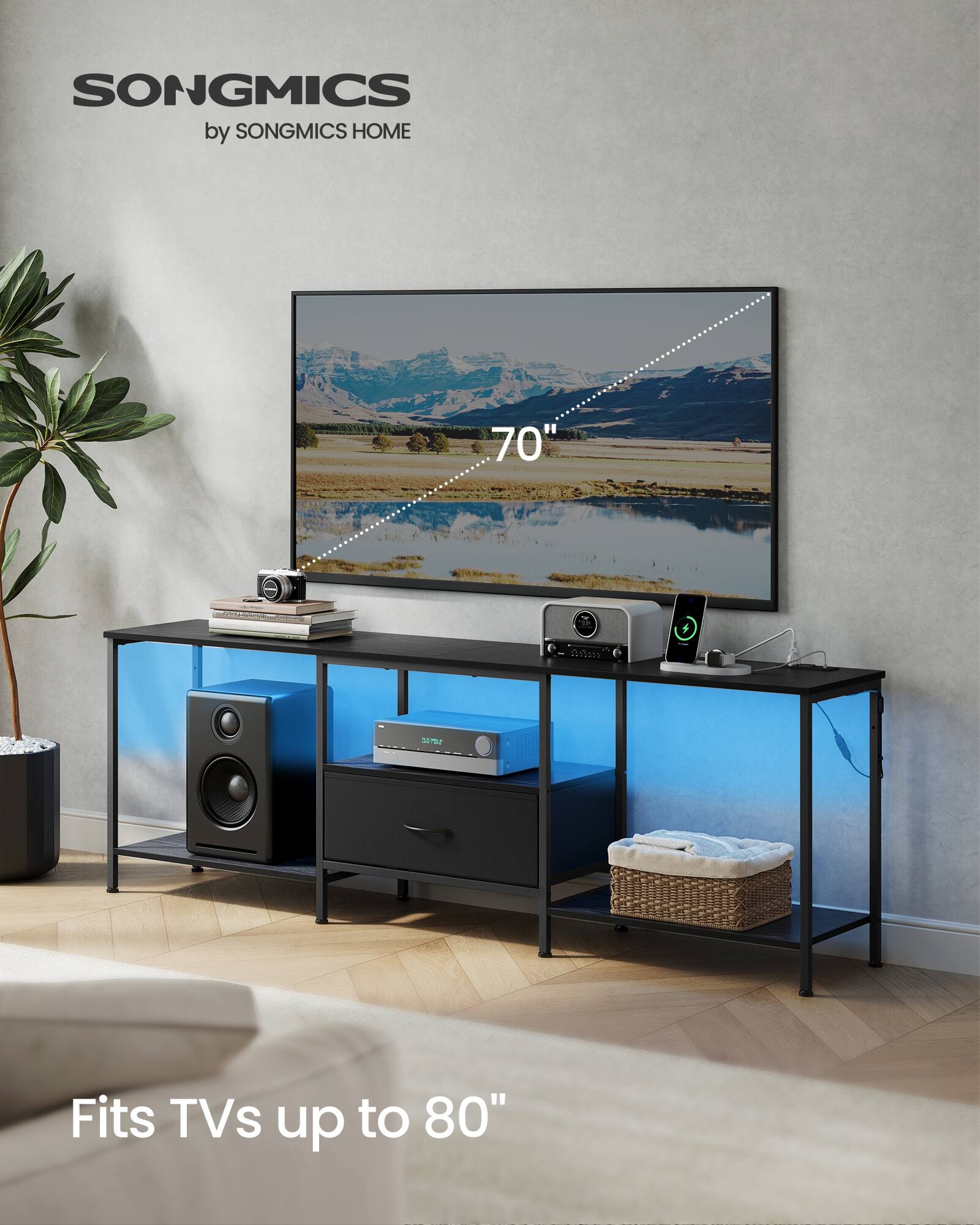 SONGMICS by SONGMICS HOME

70" Fits TVs up to 80"