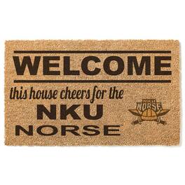 Jardine - Northern Kentucky University Norse 18" x 30" Welcome Doormat - Brown