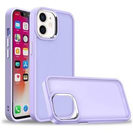 Entronix - Translucent Frosted Matte Case for iPhone 12 and 12 Pro - Purple