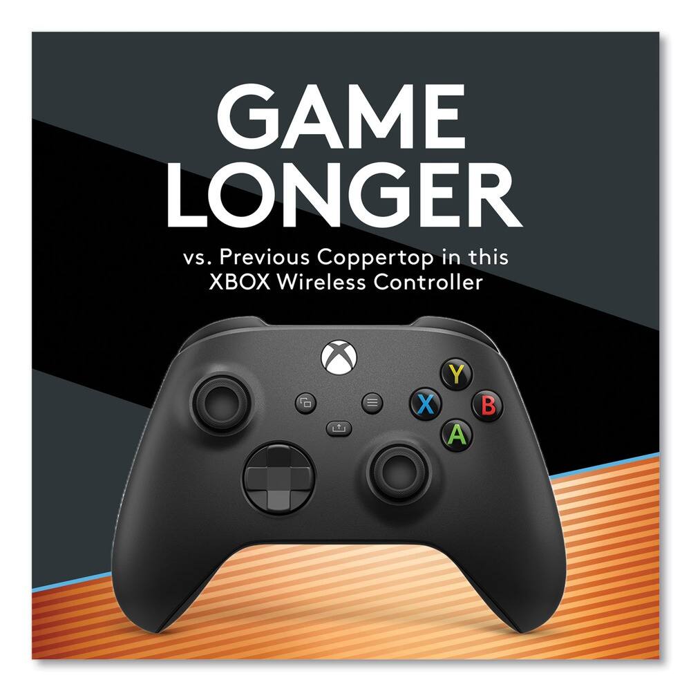 GAME LONGER  
vs. Previous Coppertop in this XBOX Wireless Controller