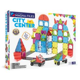 City Center 110-Piece Magnetic Construction Set, THE ORIGINAL MAGNA-TILES