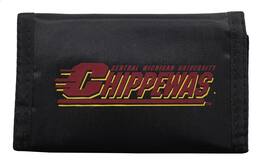 Rico Industries - Central Michigan Chippewas 3x5 Slim Nylon Trifold Wallet for both kids and adults - Multi