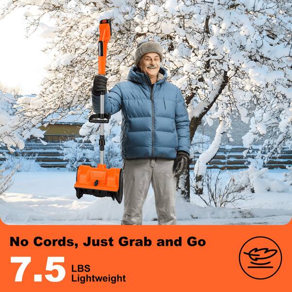 No Cords, Just Grab and Go  
7.5 LBS Lightweight