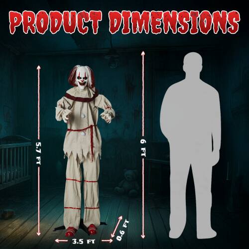 PRODUCT DIMENSIONS
5.7 FT
1 3.5 FT
FT 0.6